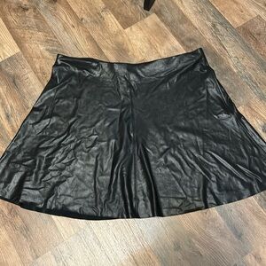 Black SPANX skater mini skirt 1X
